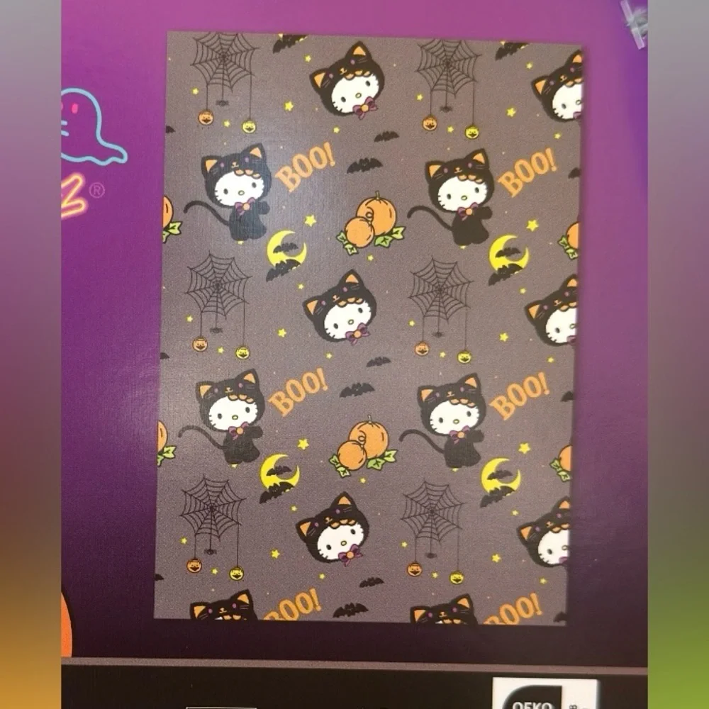 New Hello Kitty Halloween Gray Plush Throw Blanket 50x70